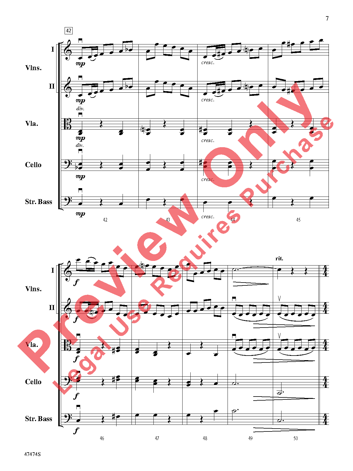 Fanfare, Fantasy, and Fugue (On an American Hymn Song) Score