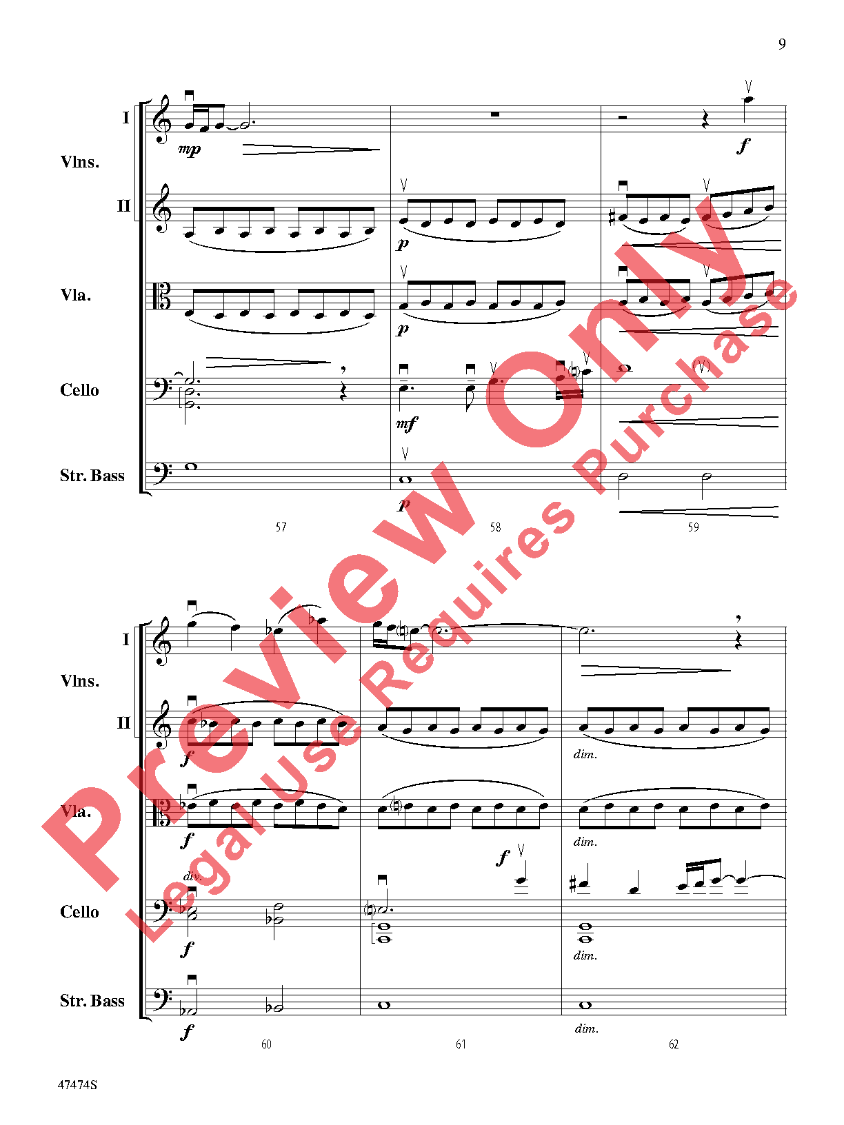Fanfare, Fantasy, and Fugue (On an American Hymn Song) Score