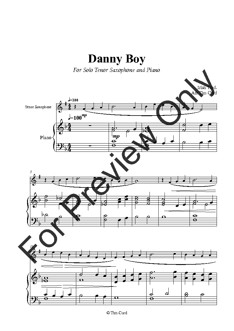 Danny Boy P.O.D.