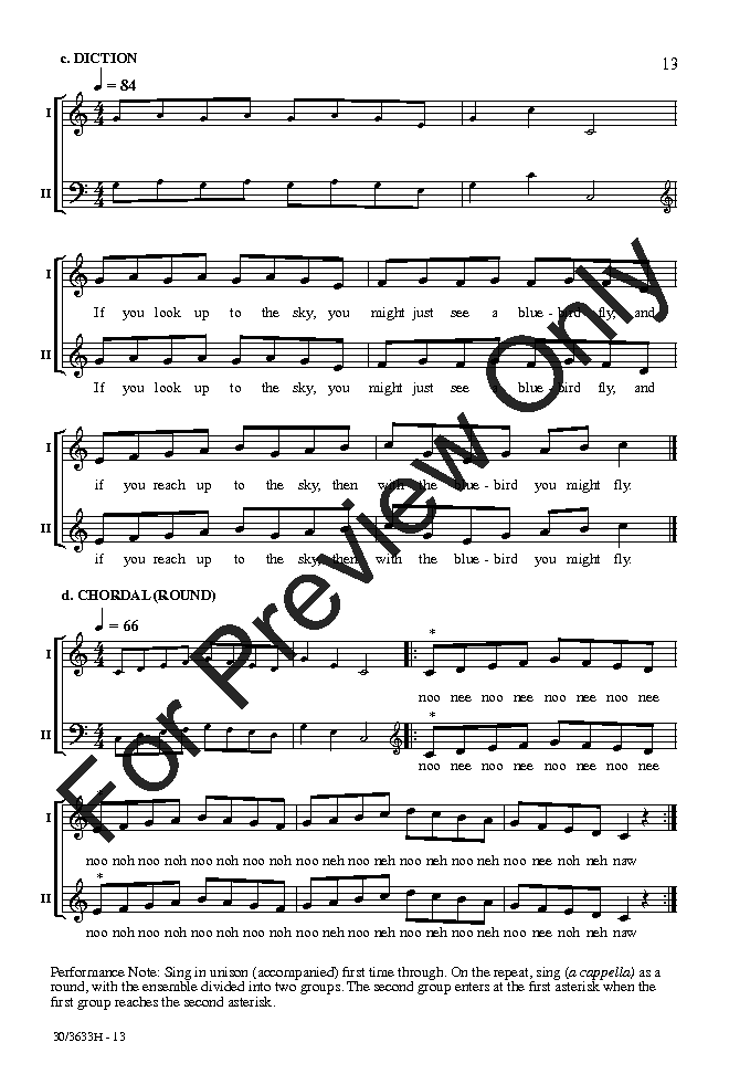 Quick Start Choral Warm Ups Singer's Edition for Treble Voices