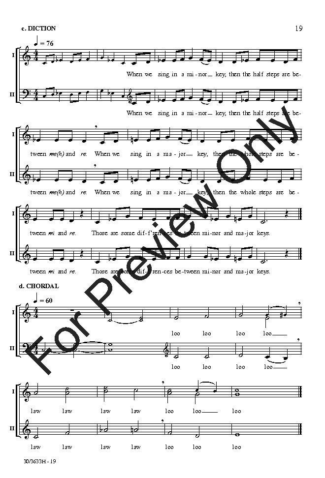 Quick Start Choral Warm Ups Singer's Edition for Treble Voices