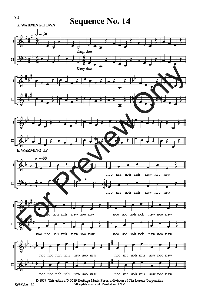 Quick Start Choral Warm Ups Singer's Edition for Treble Voices