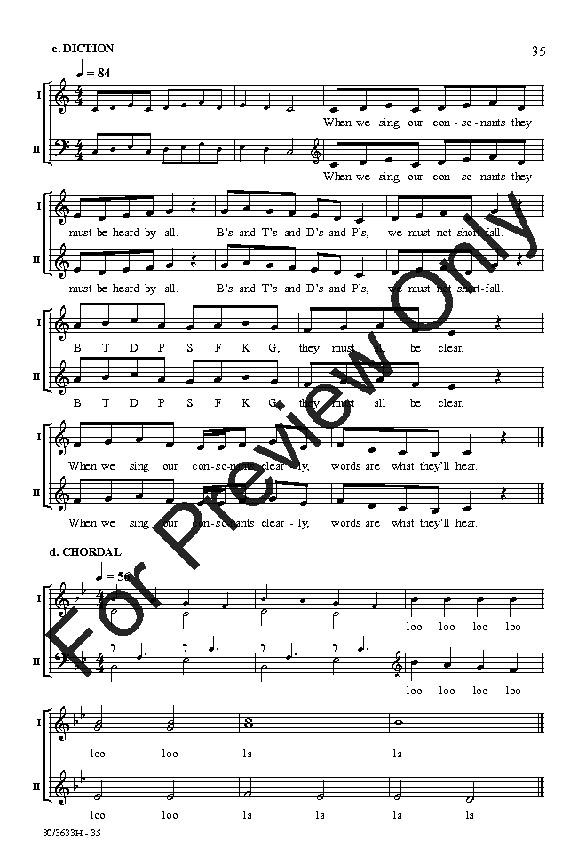 Quick Start Choral Warm Ups Singer's Edition for Treble Voices