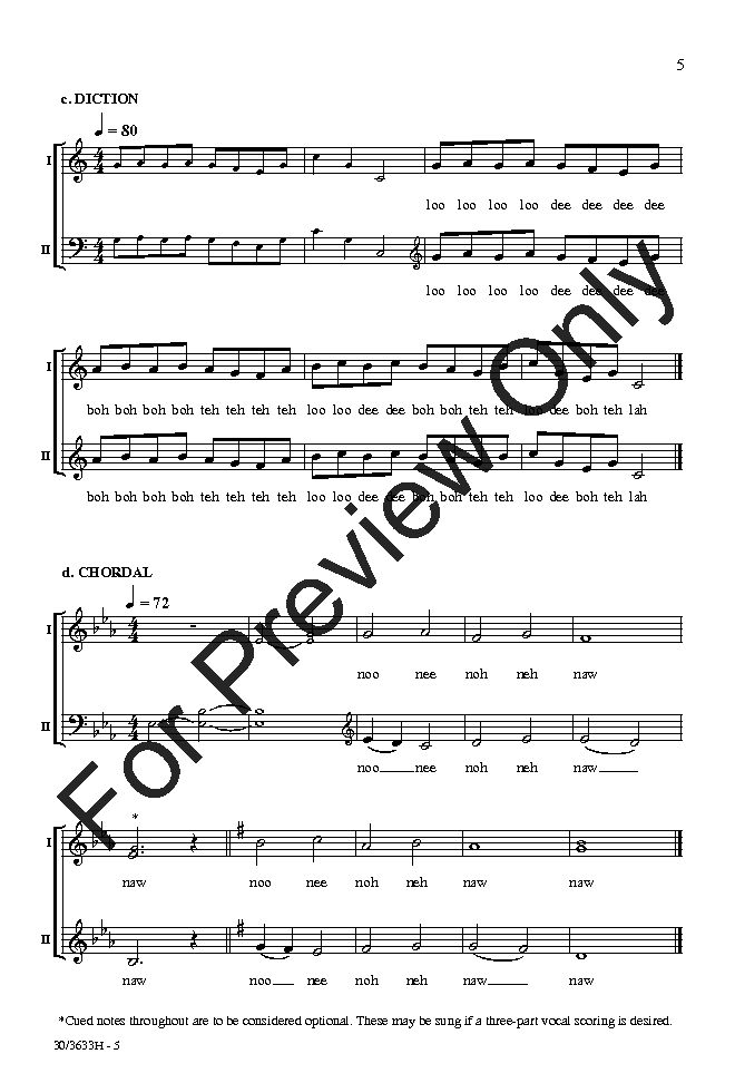 Quick Start Choral Warm Ups Singer's Edition for Treble Voices
