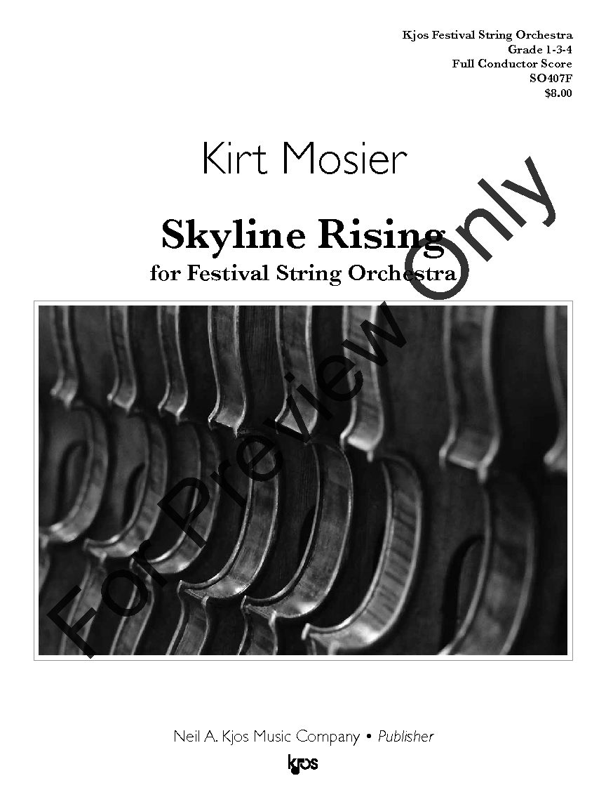 Skyline Rising for Festival String Orchestra
