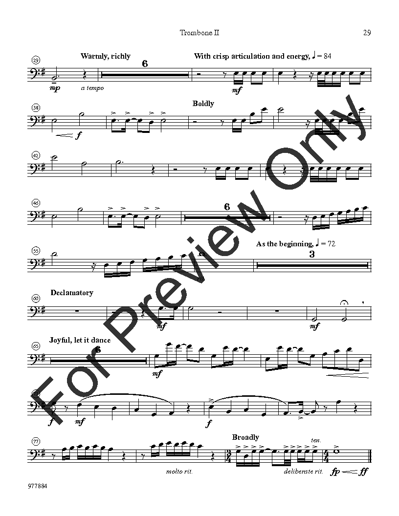 Festival Gloria Full Score