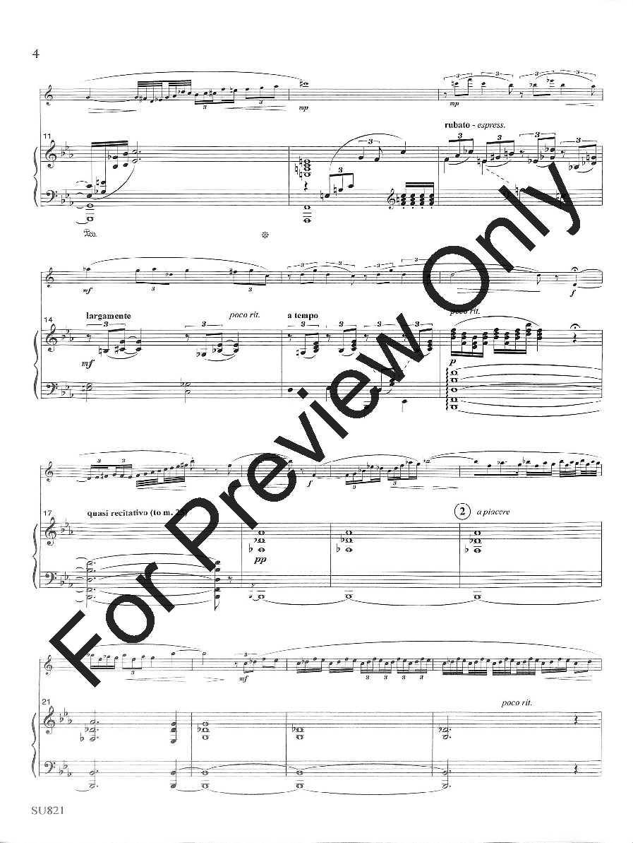 Alto Saxophone Concerto with Piano Reduction