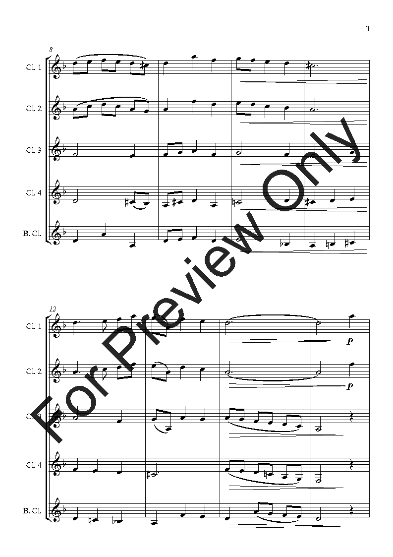 Coventry Carol - Clarinet Choir P.O.D.