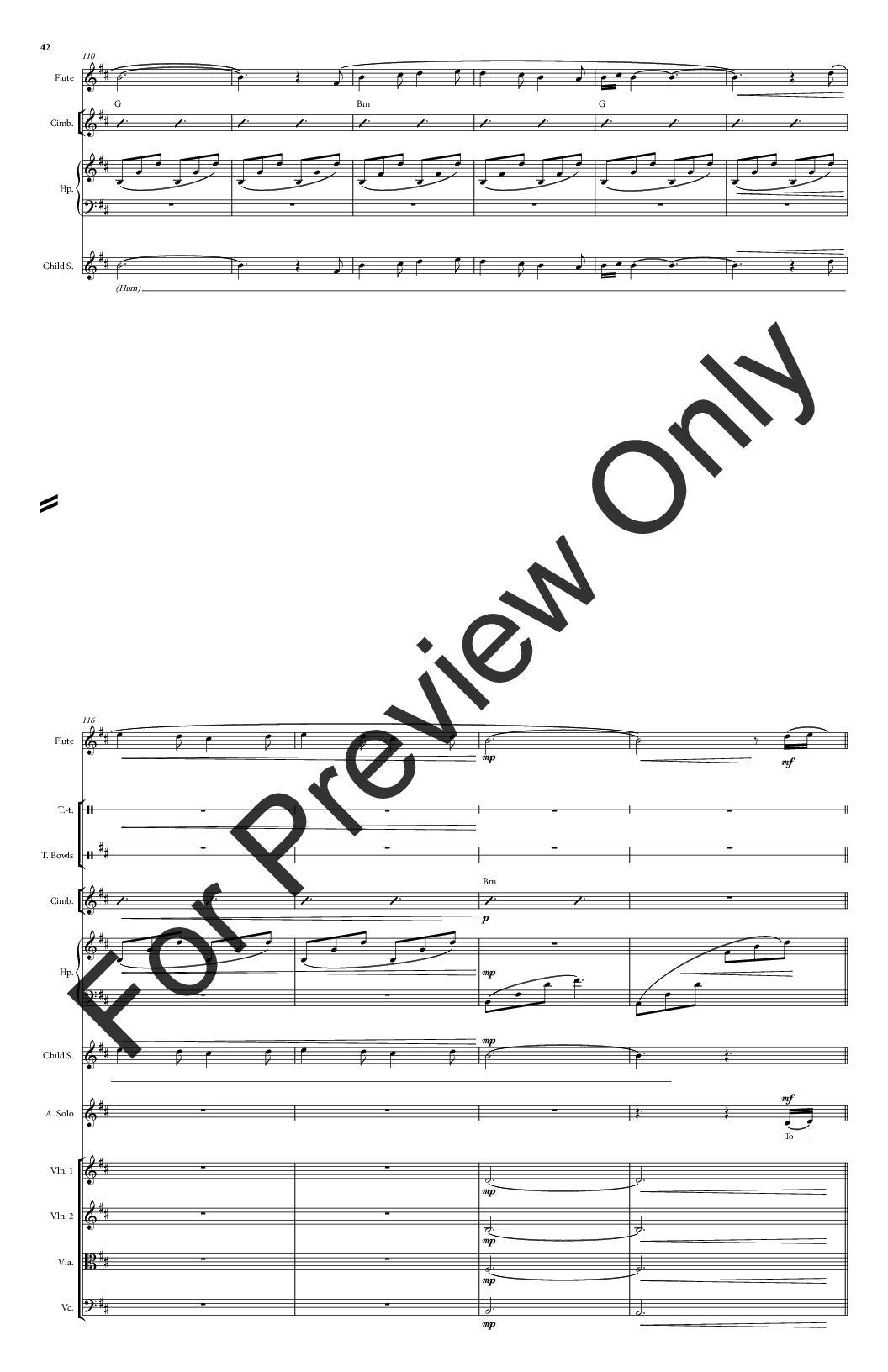 Tuvayhun Full Score for SATB Version P.O.D.