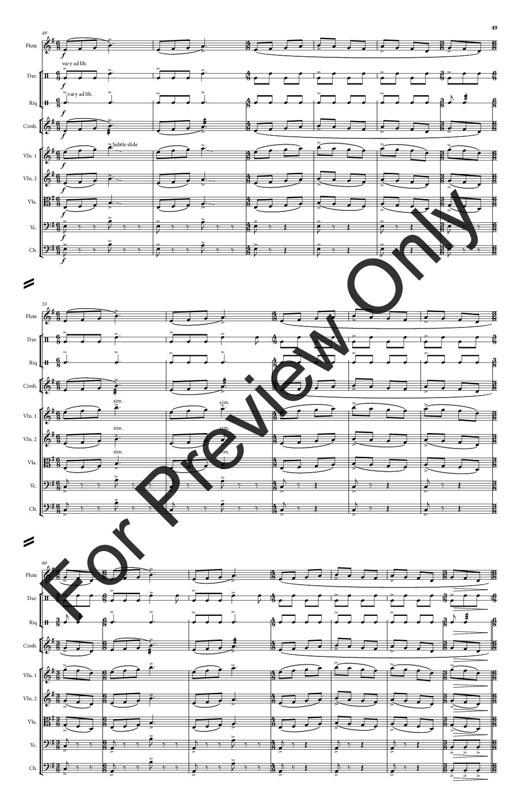 Tuvayhun Full Score for SATB Version P.O.D.