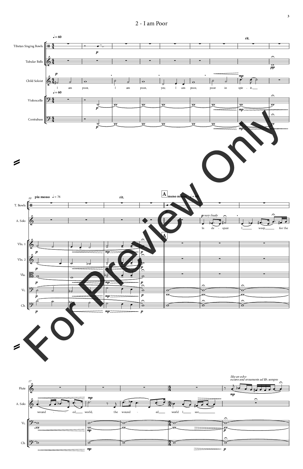 Tuvayhun Full Score for SATB Version P.O.D.