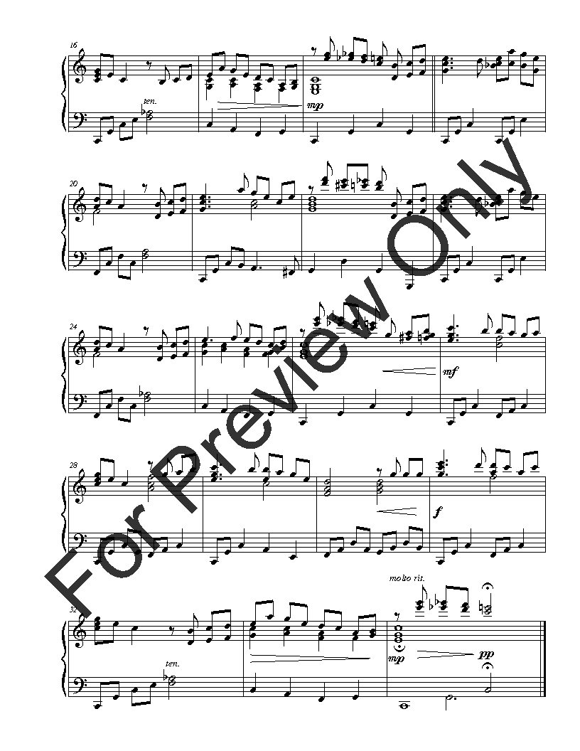 Danny Boy (Londonderry Air) - for intermediate piano P.O.D.