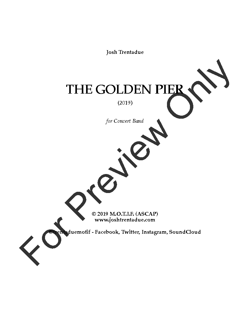 The Golden Pier (2019) P.O.D.