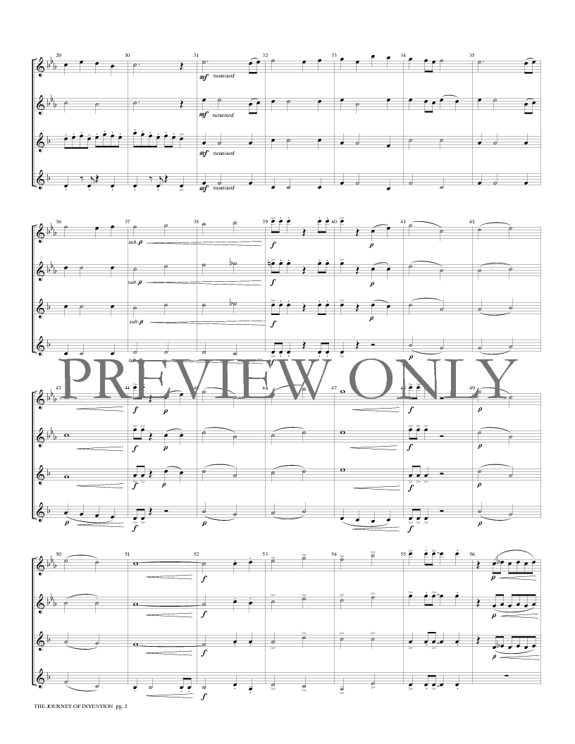The Journey of Invention 2 Flutes, 2 Clarinets