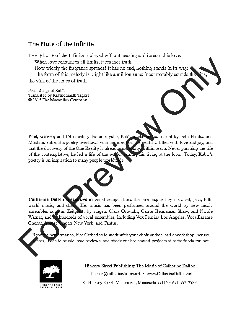 The Flute Of The Infinite Large Print Edition P.O.D.