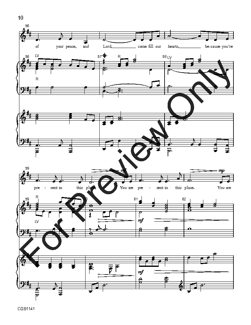 Prayer of St Francis Full Score