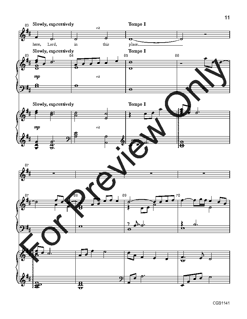 Prayer of St Francis Full Score