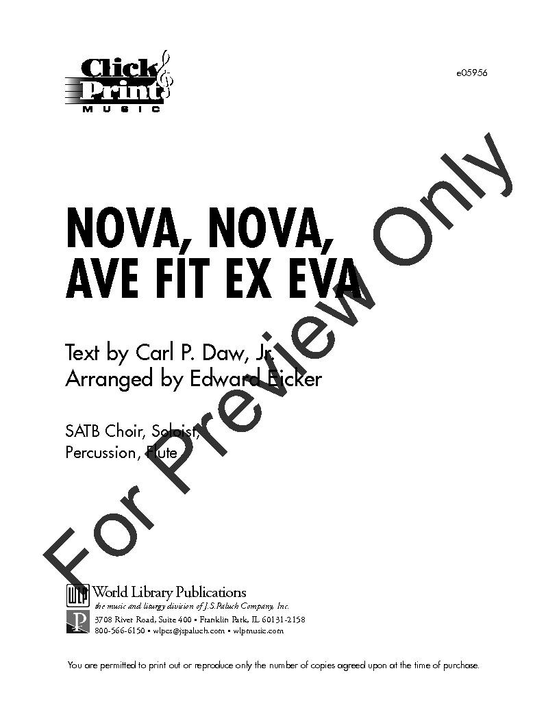 Nova, Nova, Ave Fit, Ex Eva