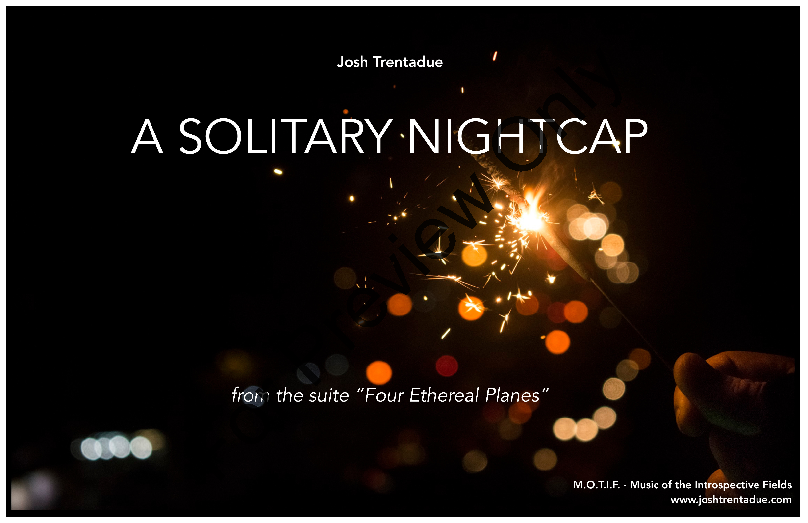 A Solitary Nightcap P.O.D.