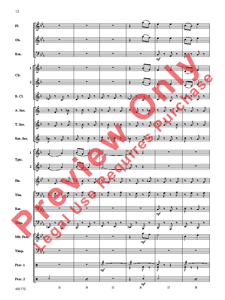 English Folk Song Suite Score