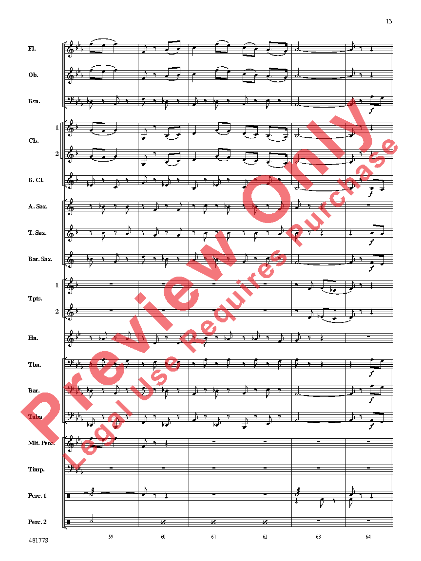 English Folk Song Suite Score