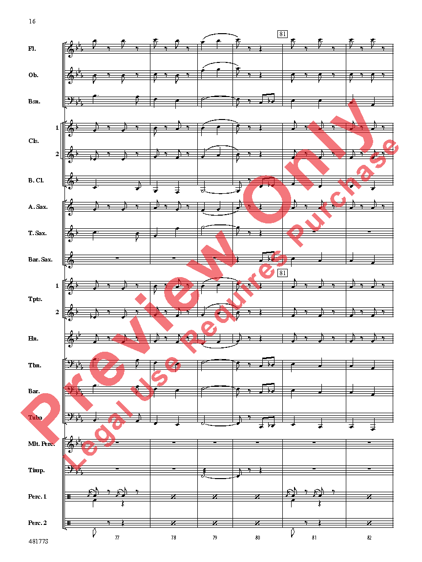 English Folk Song Suite Score