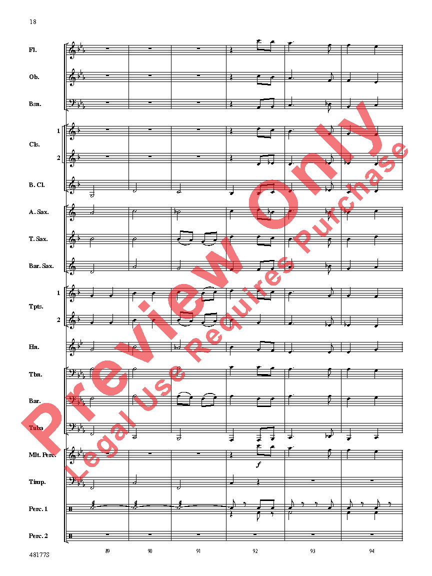 English Folk Song Suite Score