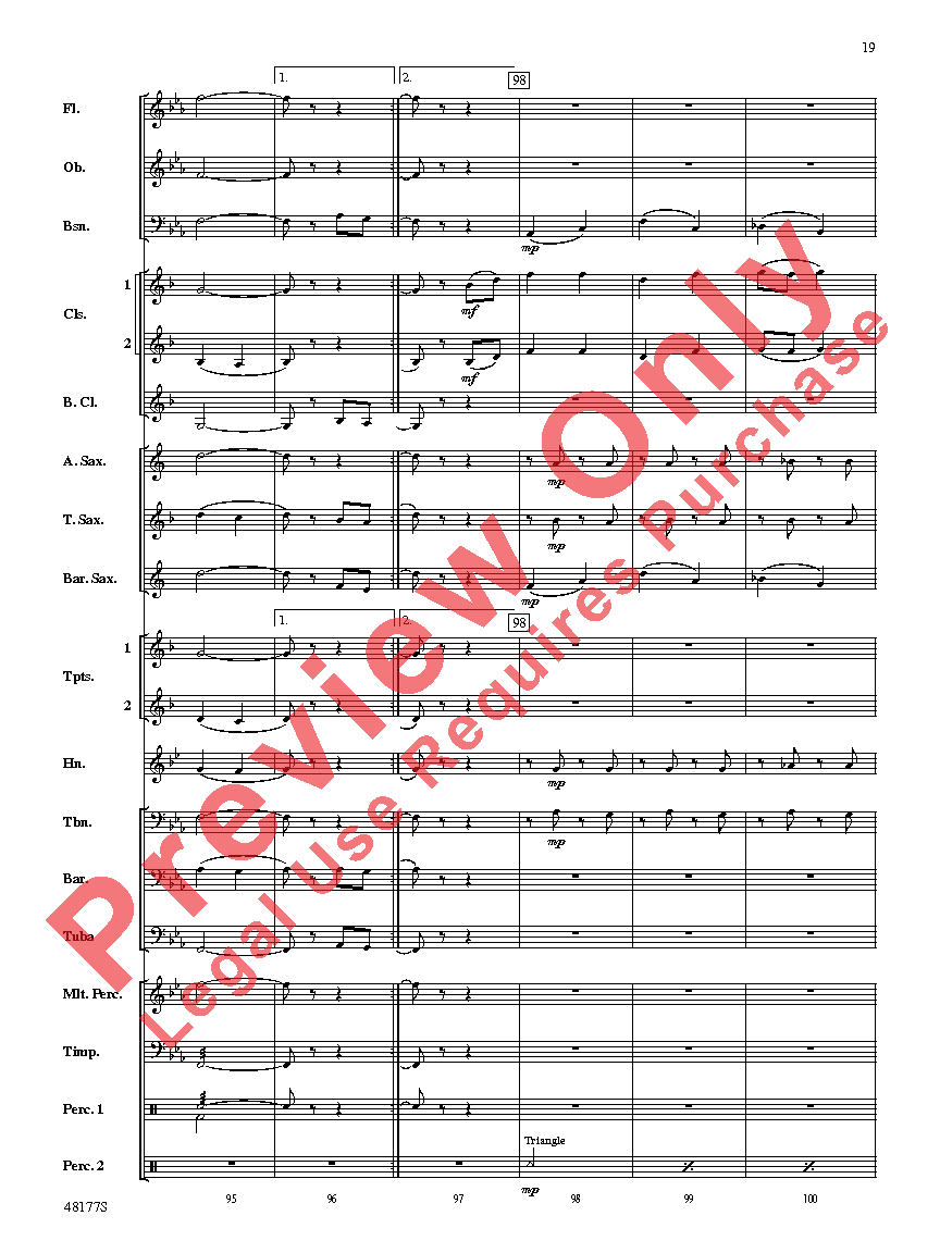 English Folk Song Suite Score