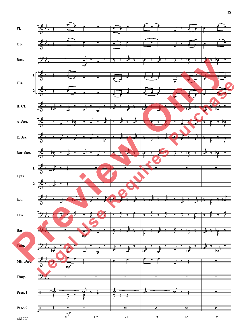 English Folk Song Suite Score