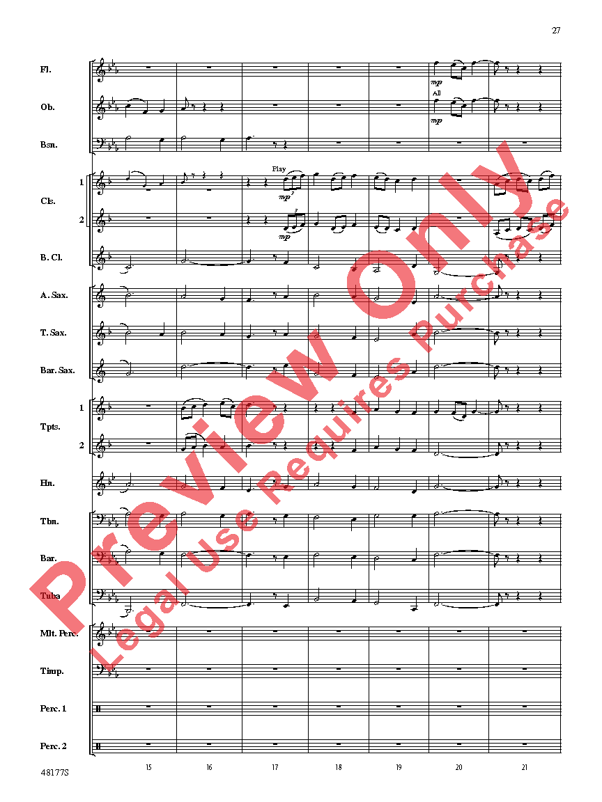 English Folk Song Suite Score