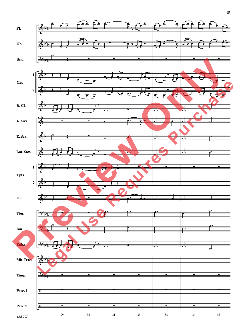 English Folk Song Suite Score