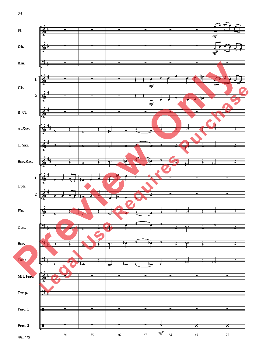 English Folk Song Suite Score