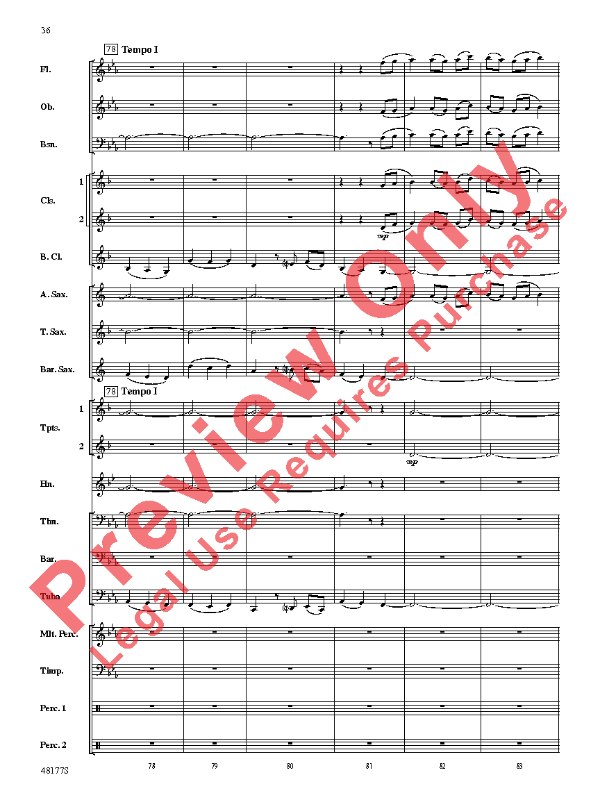 English Folk Song Suite Score