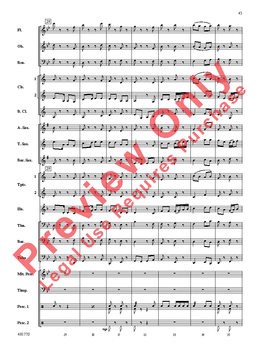 English Folk Song Suite Score