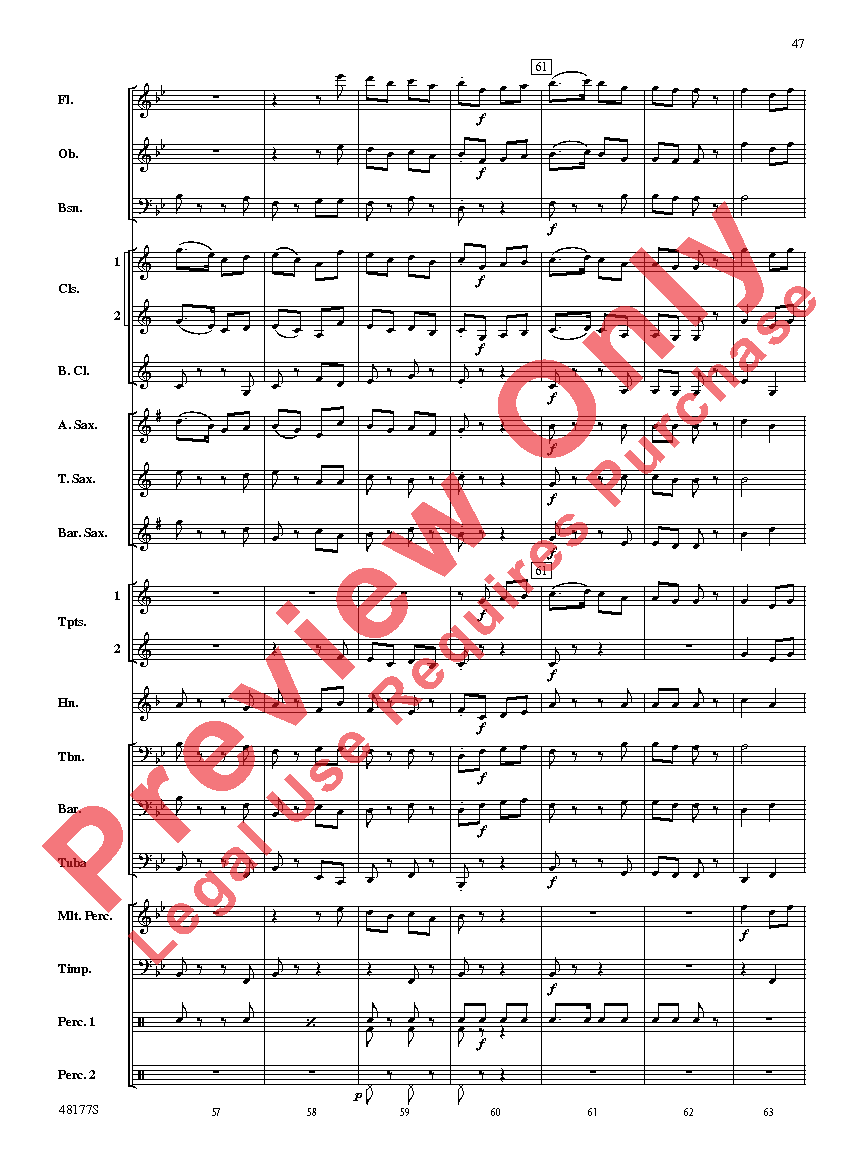 English Folk Song Suite Score