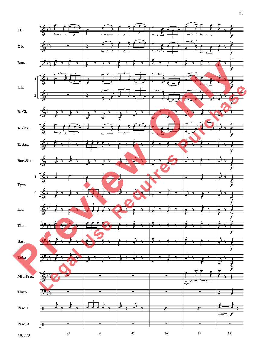 English Folk Song Suite Score