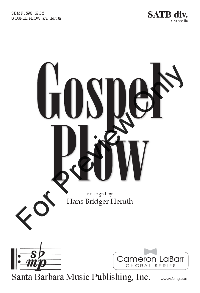 Gospel Plow Large Print Edition P.O.D.