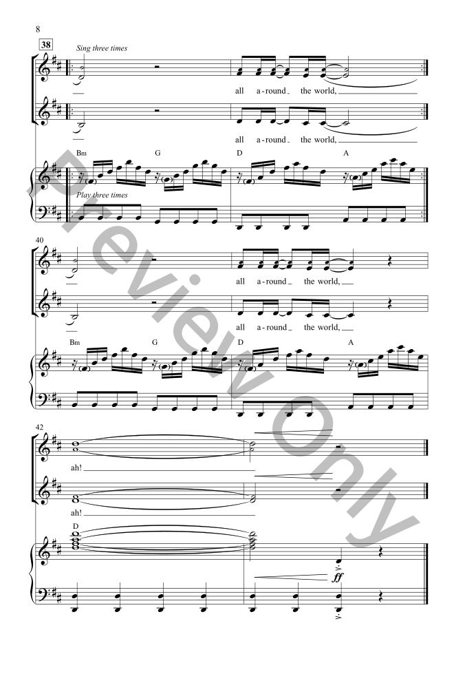 It's Raining Tacos Sheet music for Piano (Solo) Easy