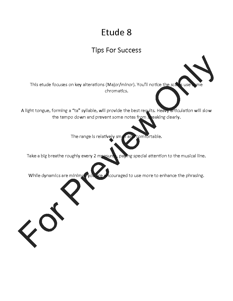 Etudes for the Developing Tuba Player P.O.D.