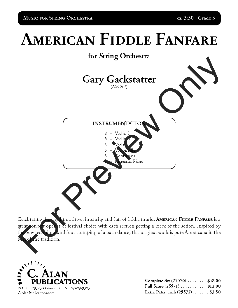 American Fiddle Fanfare