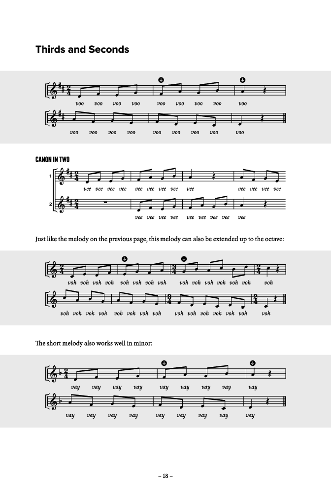 Harmonic Warm-Ups with Online Audio Access