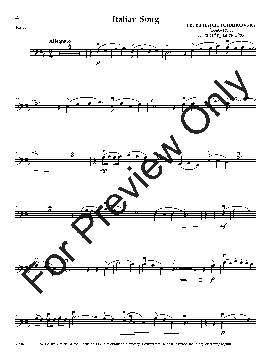 Accessible Solo Repertoire String Bass P.O.D.