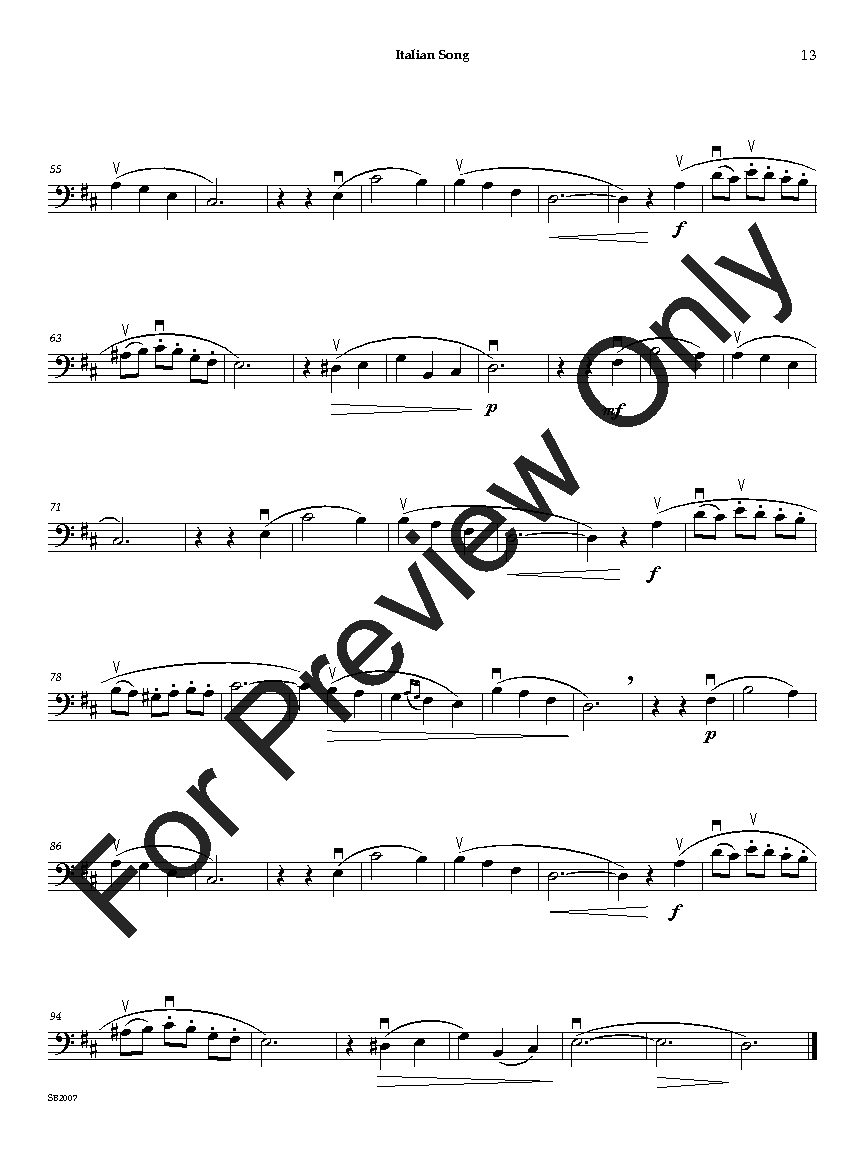 Accessible Solo Repertoire String Bass P.O.D.