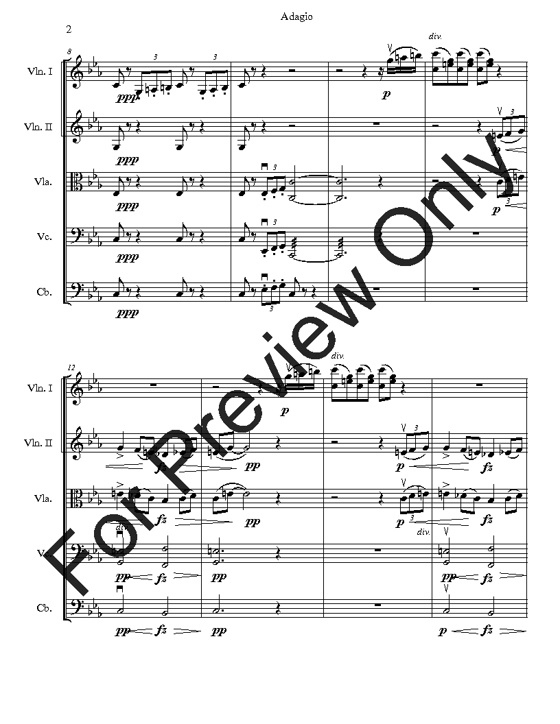 Adagio from Symphony No. 8 P.O.D.