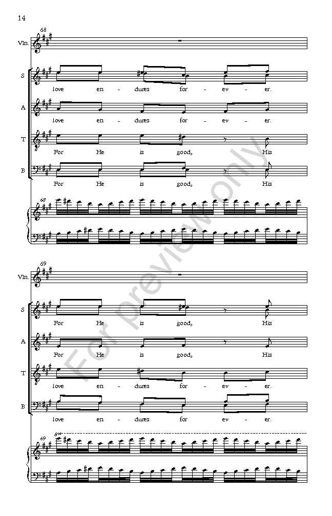 Shout For Joy – music sheet download