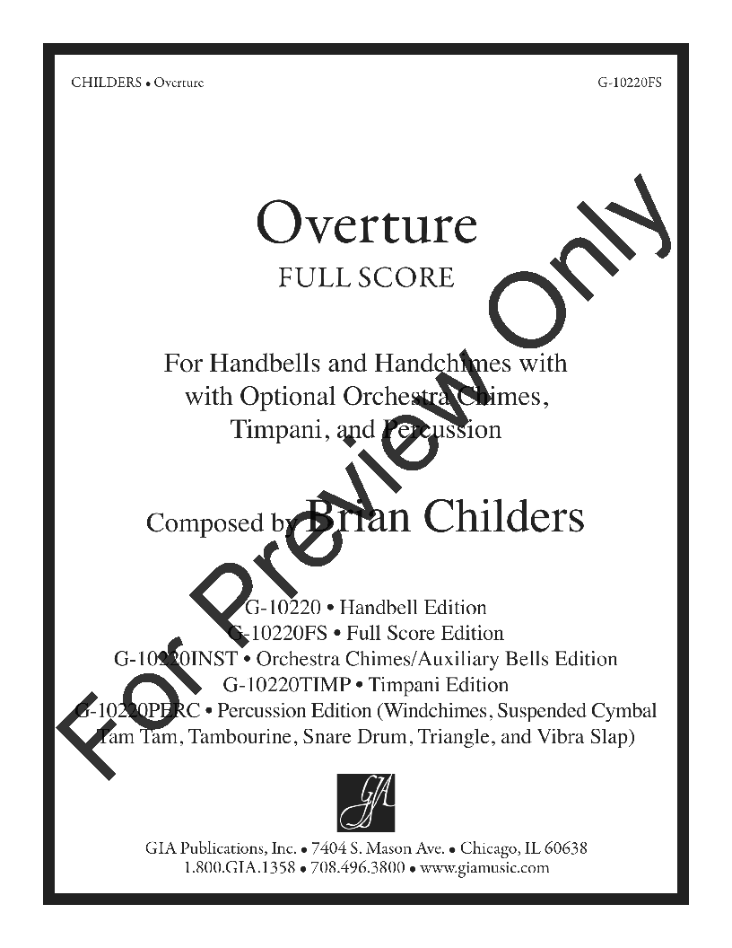 Overture Full Score