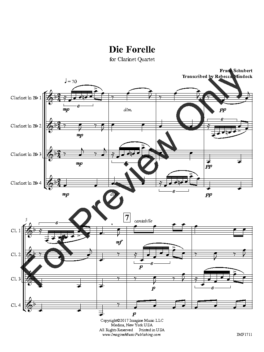 Die Forelle Clarinet Quartet
