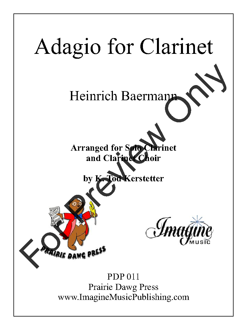 Adagio for Clarinet Solo with Clarinet Choir