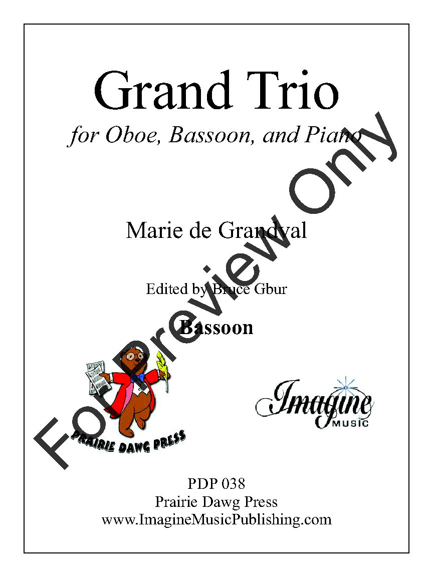 Grand Trio Oboe, Bassoon, and Piano