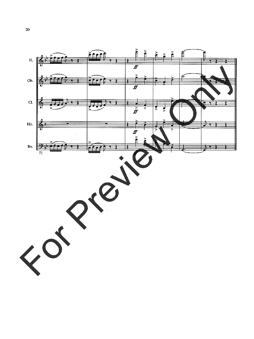 Two Pieces for Woodwind Quintet